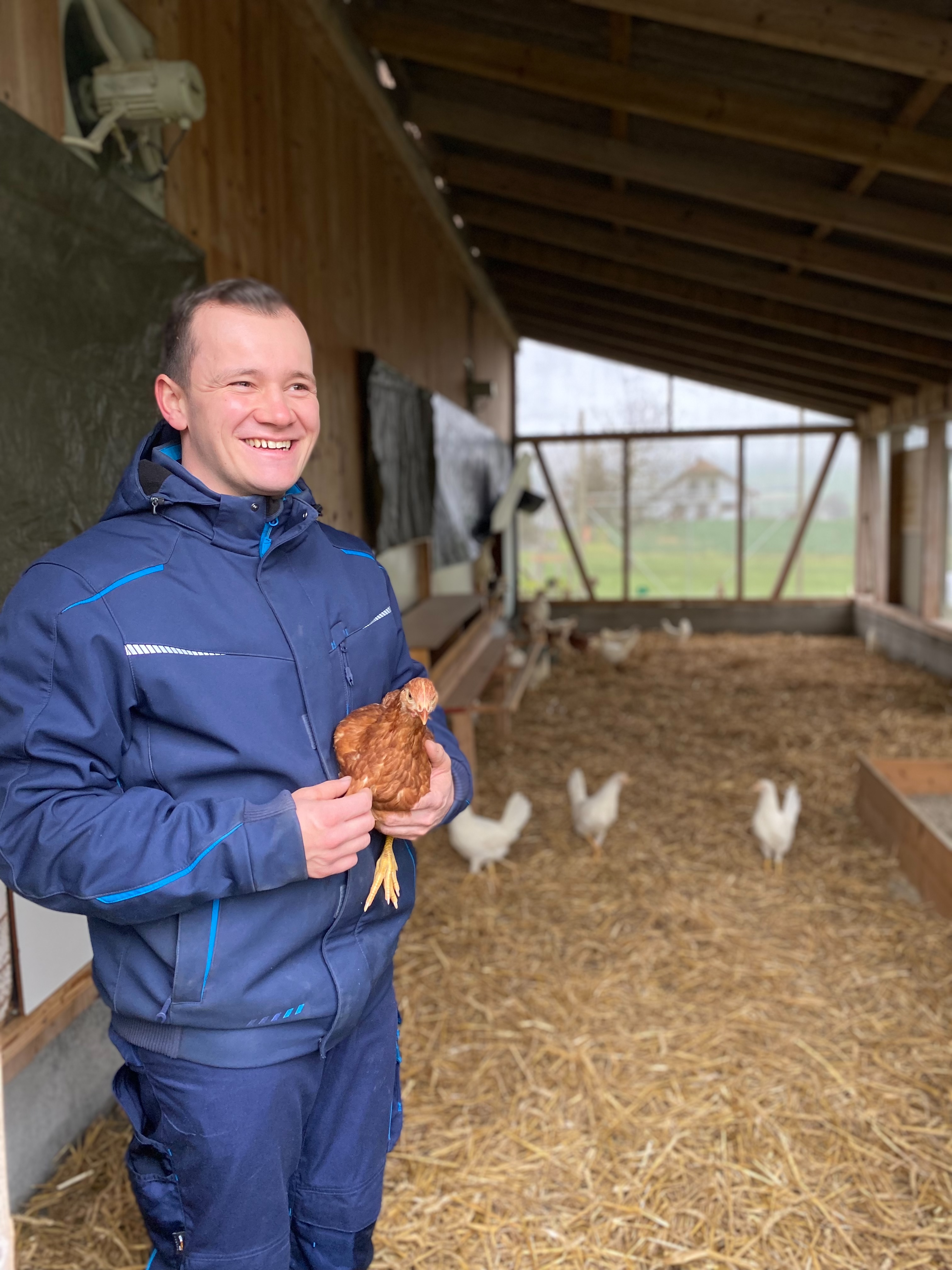 The idea of converting the farm to organic production had been on Stefan Scheuber's mind for a long time