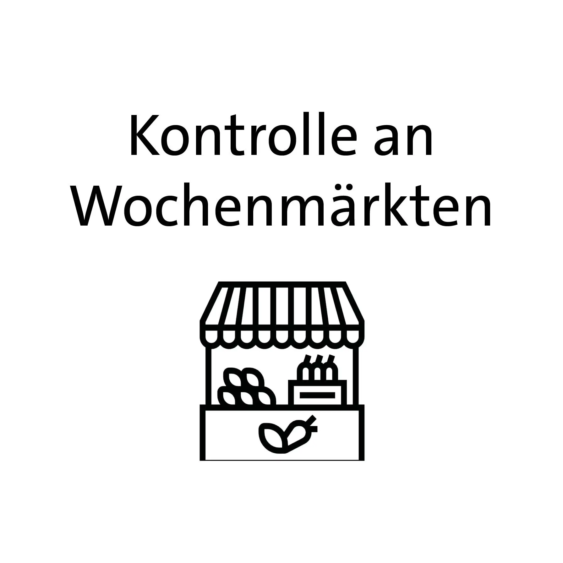 Logo Kontrolle an Wochenmärkten