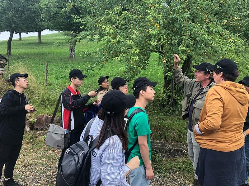 étudiants chinois visitent bio inspecta